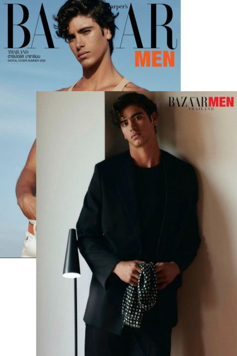 MARK/GIUSTI PRESS IN HARPERS BAZAAR