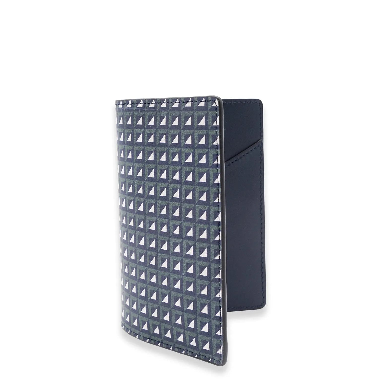 Roman mosaic leather passport wallet by MARK / GIUSTI